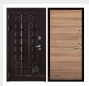 Дверь входная взломостойкая Сенатор стандарт, цвет венге, панель - aurum цвет дуб натуральный гладкий Дверь входная взломостойкая Сенатор стандарт, цвет венге, панель - aurum цвет дуб натуральный гладкий