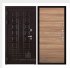 Дверь входная взломостойкая Сенатор стандарт, цвет венге, панель - aurum цвет дуб натуральный гладкий Дверь входная взломостойкая Сенатор стандарт, цвет венге, панель - aurum цвет дуб натуральный гладкий