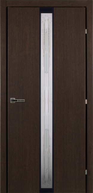 Дверь 50.02 ДО 21- 9, стекло Матрица ВКЛ150 (Черный Дуб)