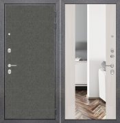 Дверь ZMD Лофт графит Зеркало XXL Сандал светлый