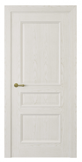 Межкомнатная дверь Milano-1 (глухая) Ясень белоснежный