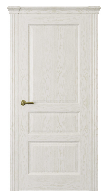 Межкомнатная дверь Марсель (глухая)  Ясень белоснежный