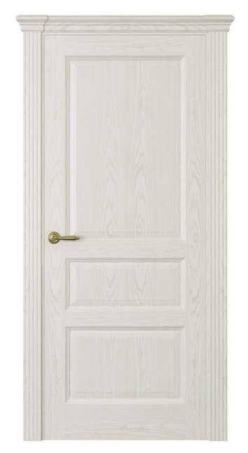 Межкомнатная дверь Марсель (глухая)  Ясень белоснежный