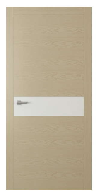 Межкомнатная дверь De Vesta 5 (ст.белое)  Ясень натуральный