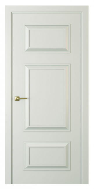 Межкомнатная дверь Mадрид 4 (глухая) Эмаль серый шелк