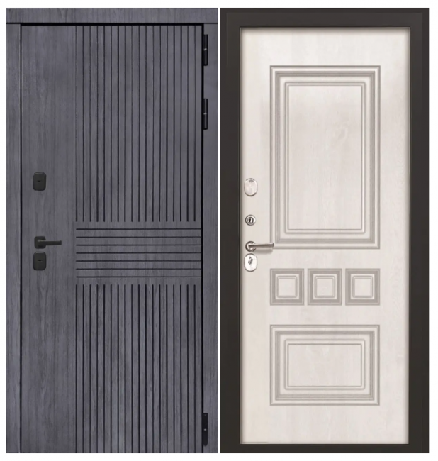 Дверь Берген - фл-608 винорит white