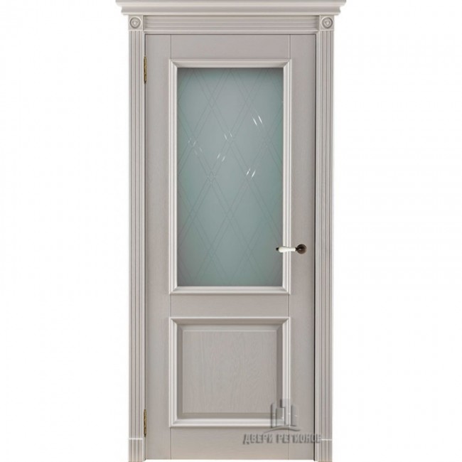 Межкомнатная дверь Массив дуба "Афина" ДО (Эмаль слоновая кость) Межкомнатная дверь Массив дуба "Афина" ДО (Эмаль слоновая кость)