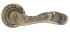 Ручка дверная "Виолетта", бронза античная мат. Ручка дверная "Виолетта", бронза античная мат.
