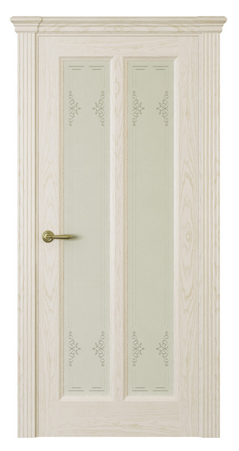 Межкомнатная дверь Ницца (ст.ажур) Белый жемчуг Межкомнатная дверь Ницца (ст.ажур) Белый жемчуг