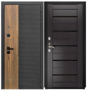 Дверь Luxor-46 - СБ-1 (ст. белое, 16мм, венге)