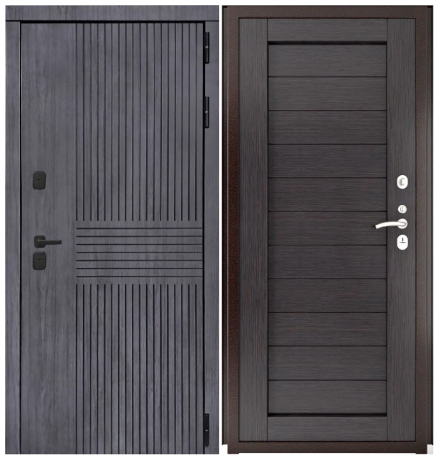 Дверь Берген - Экошпон СБ-3 (16мм, венге) Дверь Берген - Экошпон СБ-3 (16мм, венге)