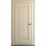 Межкомнатная дверь экошпон Неаполь В1 ДГ (Матовый кремовый)
