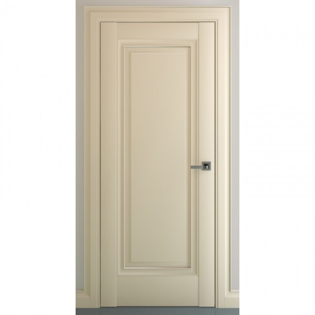 Межкомнатная дверь экошпон Неаполь В1 ДГ (Матовый кремовый) Межкомнатная дверь экошпон Неаполь В1 ДГ (Матовый кремовый)