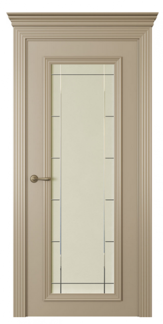 Межкомнатная дверь Дрезден 1 (ст.стелла) Эмаль латте Межкомнатная дверь Дрезден 1 (ст.стелла) Эмаль латте