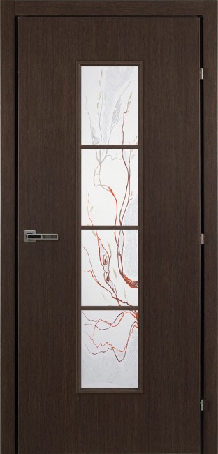Дверь 50.66 ДО 21- 9, стекло Лиана (Черный Дуб) Дверь 50.66 ДО 21- 9, стекло Лиана (Черный Дуб)