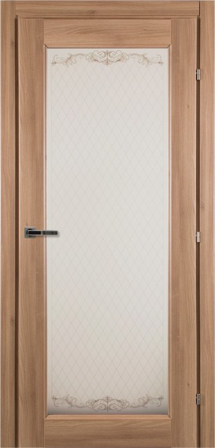 Дверь CPL 63.40 ДО 21- 9, стекло  Кружевное (Меди-акация)