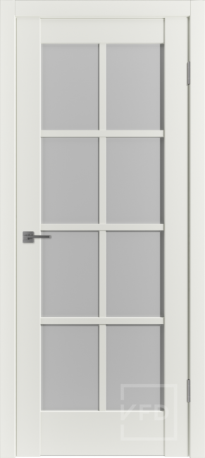 Межкомнатная дверь EMALEX ER1 | EMALEX MIDWHITE Crystal Cloud