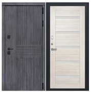 Дверь Берген - СБ-1 (ст. белое, 16мм, беленый дуб)