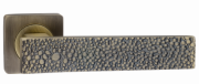Ручка дверная "Lizard - Кожа ската", бронза ант.мат.
