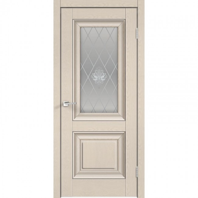 Межкомнатная дверь Alto 7 ДО Ясень капучино структурный стекло Кристалл Межкомнатная дверь Alto 7 ДО Ясень капучино структурный стекло Кристалл