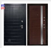 Дверь входная взломостойкая Сенатор ПЛЮС, цвет альберо блэк рисунок грань, панель - uno цвет дуб brandy Дверь входная взломостойкая Сенатор ПЛЮС, цвет альберо блэк рисунок грань, панель - uno цвет дуб brandy