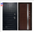 Дверь входная взломостойкая Сенатор ПЛЮС, цвет альберо блэк рисунок грань, панель - uno цвет дуб brandy Дверь входная взломостойкая Сенатор ПЛЮС, цвет альберо блэк рисунок грань, панель - uno цвет дуб brandy