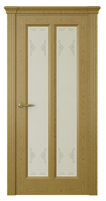 Межкомнатная дверь Ницца (ст.ажур)  Дуб золотой