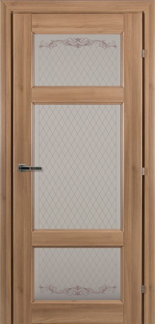 Дверь CPL 63.42 ДО 21- 9, стекло Кружевное (Меди-акация) Дверь CPL 63.42 ДО 21- 9, стекло Кружевное (Меди-акация)