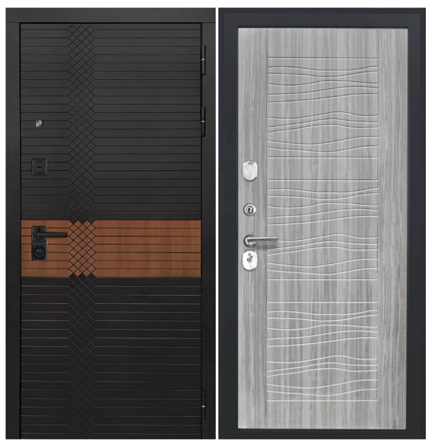 Дверь Luxor-49 - ФЛ-259 (10мм, дуб с пилением) Дверь Luxor-49 - ФЛ-259 (10мм, дуб с пилением)