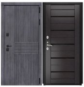 Дверь Берген - СБ-1 (лак.черное, 16мм, венге)