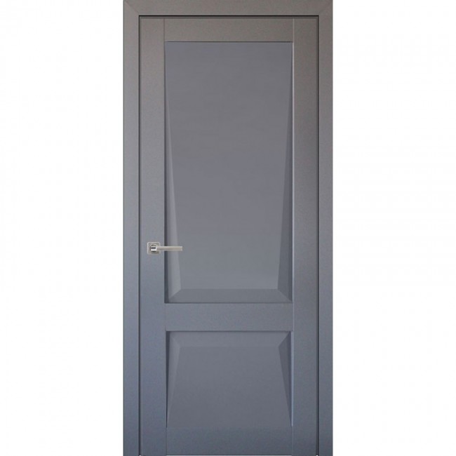 Межкомнатная дверь Perfecto 101 ДГ (Серый бархат)