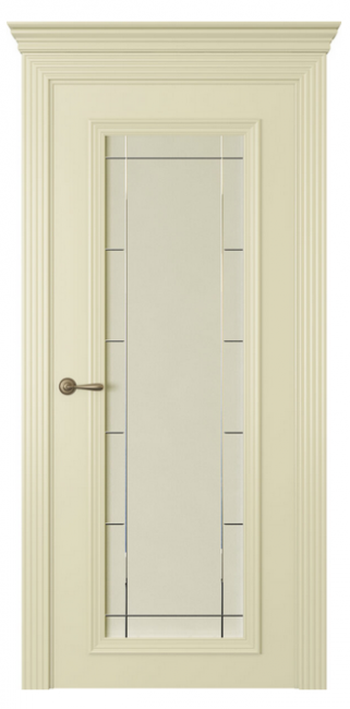 Межкомнатная дверь Дрезден 1 (ст.стелла) Эмаль шампань Межкомнатная дверь Дрезден 1 (ст.стелла) Эмаль шампань