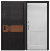 Дверь Luxor-49 - ФЛ-609 (L-52, 10мм, белый матовый)