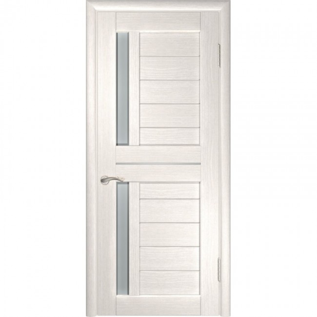 Межкомнатная дверь Экошпон ЛУ 27 (Беленый дуб)
