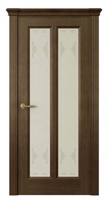 Межкомнатная дверь Ницца (ст.ажур) Каштан Межкомнатная дверь Ницца (ст.ажур) Каштан