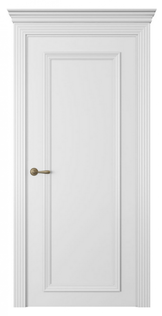 Межкомнатная дверь Дрезден 1 (глухая) Эмаль белый шелк Межкомнатная дверь Дрезден 1 (глухая) Эмаль белый шелк