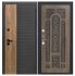 Дверь Luxor-46 - Д-19 (16мм, Грецкий орех + черная патина винорит)