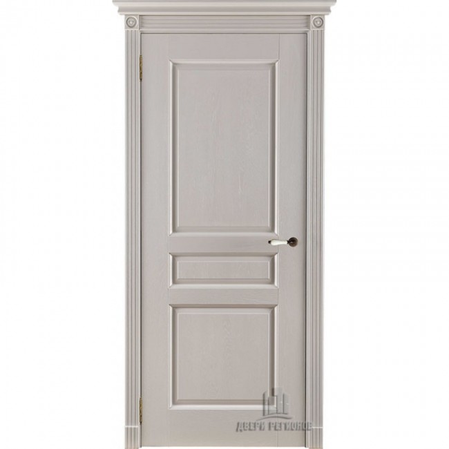 Межкомнатная дверь Массив дуба "Виктория" ДГ (Эмаль слоновая кость) Межкомнатная дверь Массив дуба "Виктория" ДГ (Эмаль слоновая кость)