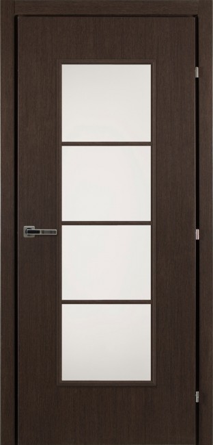 Дверь 50.40 ДО 21- 9, стекло Матовое (Черный Дуб) Дверь 50.40 ДО 21- 9, стекло Матовое (Черный Дуб)