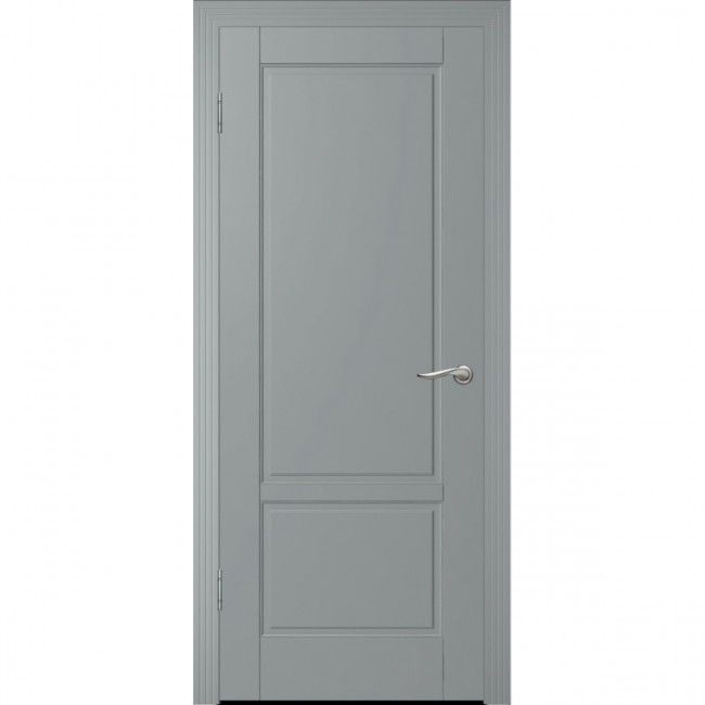 Межкомнатная дверь Скай-2 серая эмаль ДГ