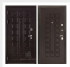 Дверь входная взломостойкая Сенатор стандарт, цвет венге, панель - стандарт цвет венге