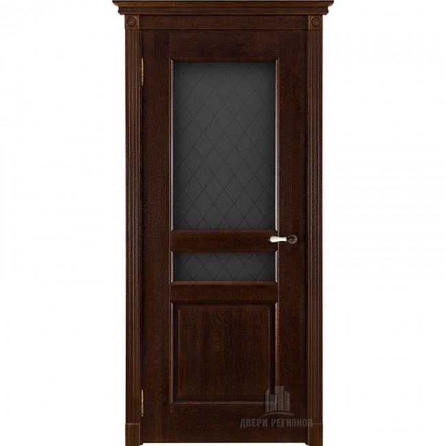 Межкомнатная дверь Массив дуба "Виктория" ДО (Античный орех) Межкомнатная дверь Массив дуба "Виктория" ДО (Античный орех)