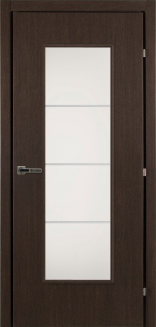 Дверь 50.40М ДО 21- 9, стекло Матовое (Черный Дуб)