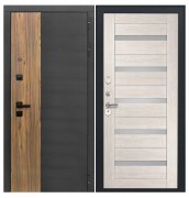 Дверь Luxor-46 - СБ-1 (ст. белое, 16мм, капучино)