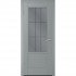 Межкомнатная дверь Скай-2 серая эмаль ДО графит