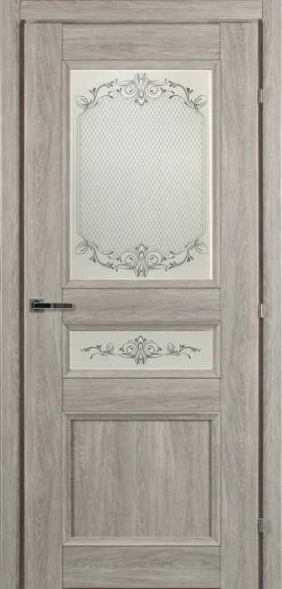 Дверь CPL 33.44 ДО 21- 9, стекло Денор (Дуб Пепельный)