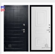 Дверь входная взломостойкая Сенатор ПЛЮС, цвет альберо блэк рисунок грань, панель - 62001 цвет белая серена Дверь входная взломостойкая Сенатор ПЛЮС, цвет альберо блэк рисунок грань, панель - 62001 цвет белая серена