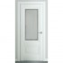 Межкомнатная дверь экошпон Турин В2 ДО (Матовый белый)
