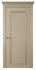 Межкомнатная дверь Дрезден 1 (глухая патина) Эмаль латте