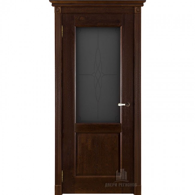 Межкомнатная дверь Массив дуба "Селена" ДО (Античный орех) Межкомнатная дверь Массив дуба "Селена" ДО (Античный орех)